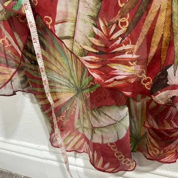 Guess Red Floral Maxi Dress - Picture 10 of 10